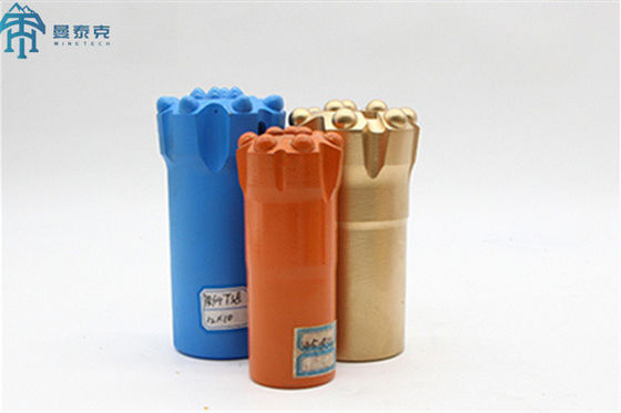 Công cụ khoan mỏ vàng Nút ren Đường kính bit 51mm R32 hình cầu