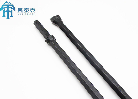 19mm Pneumatic Hexagonal Chisel Bit Integral Steel Drill Rod cho khoan lỗ Smaill