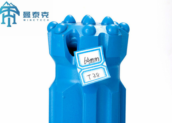 T38 3 INCH công cụ khoan đá mặt phẳng rút nút bit cho mỏ và khai thác mỏ