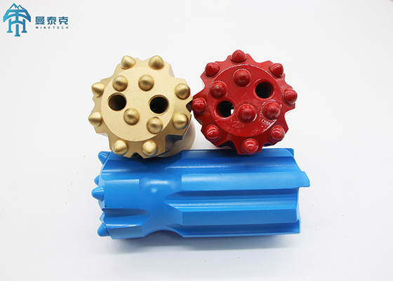 T45 Jumbo rút nút Bit xử lý nhiệt Thép hợp kim độ bền cao