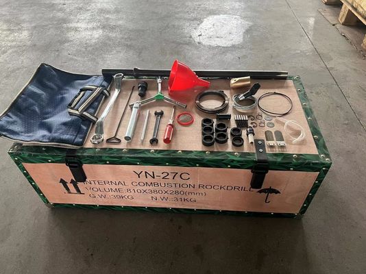 Máy khoan đá cầm tay chạy xăng YN27C để khoan và phá đá