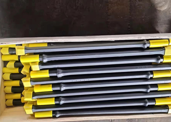 19mm Pneumatic Hexagonal Chisel Bit Integral Steel Drill Rod cho khoan lỗ Smaill