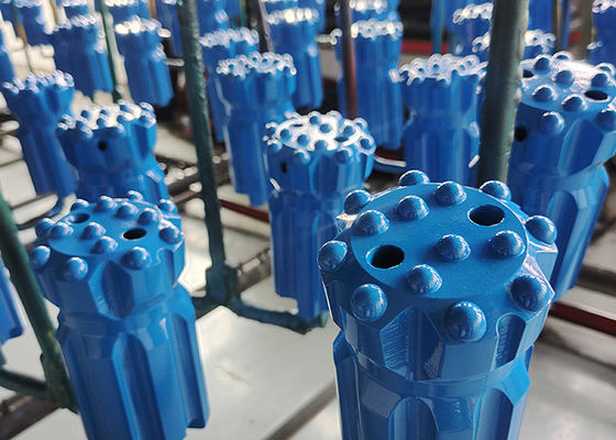 Top Hammer 76mm T45 Nút rút lại Bit Công cụ khai thác cacbua xi măng