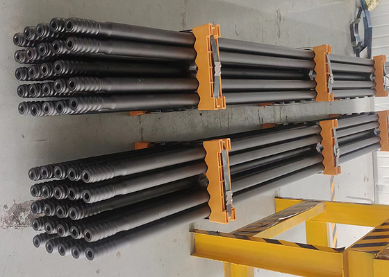 Thung lượn hình dáng kéo dài cột khai thác đá Công cụ khoan đá T38 Thread Drill Rod