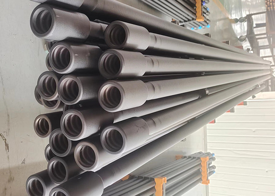 Thung lượn hình dáng kéo dài cột khai thác đá Công cụ khoan đá T38 Thread Drill Rod