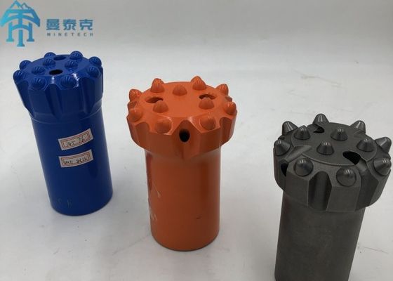 76mm T45 Threaded Button Bit cho xây dựng đường hầm và khai thác mỏ ngoài trời với khả năng khai thác ngầm