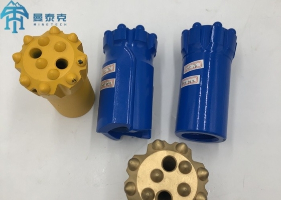 Tungsten Threaded Drill Button Bits 41mm R32 Cho khai thác mỏ