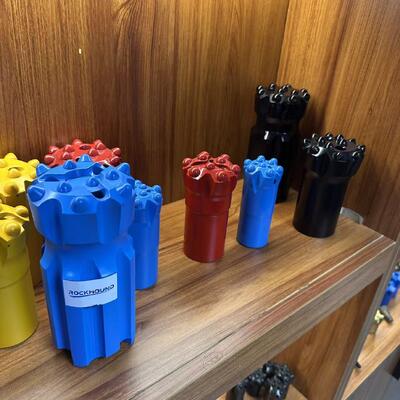 7 11 Degree Tapered Button Drill Bits Threaded Buttons Hard Rock Drilling Bit