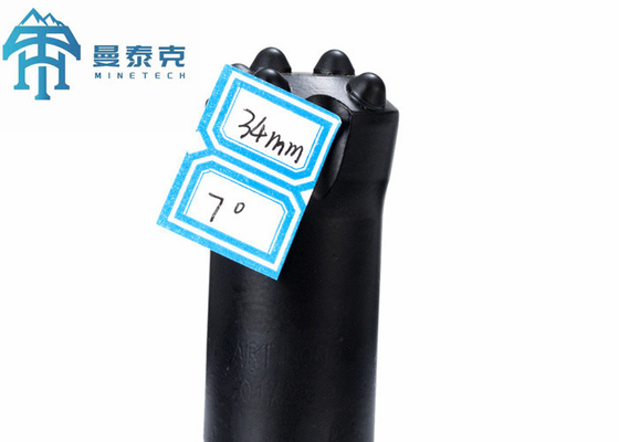 34mm 7 độ nút coni với Zin phủ bên trong công cụ khai thác mỏ