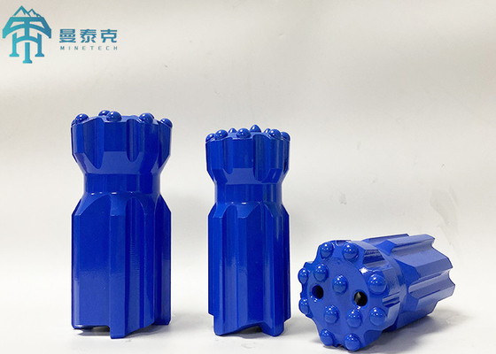 Mặt phẳng màu xanh T45 Nút rút lại Công cụ khoan mỏ đá