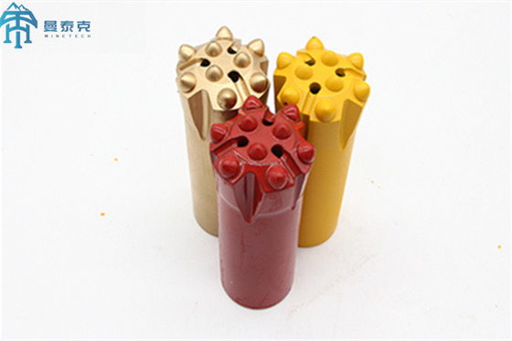 Nút ren bình thường hoặc Retrac Mũi khoan đá cacbua T45 76mm để khai thác