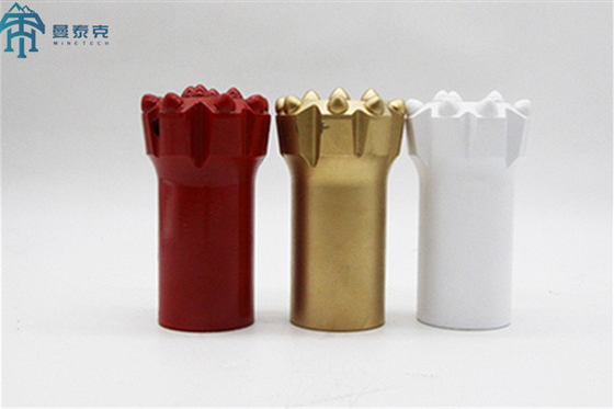 Nút chủ đề 45mm hiệu suất cao Bit khai thác cacbua bit chống mài mòn