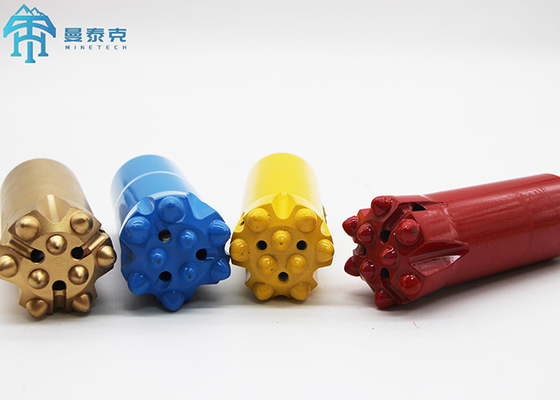 Đường hầm ST58 Thread Button Bit Tungsten Carbide And High Strength Alloy Steel Mth