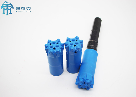 Mũi khoan đá Tungsten Carbide Nút ren Bit 76mm T38