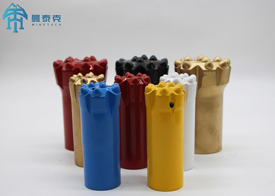 T51 89mm Nút khoan Bit Quarry Tungsten Carbide Thread