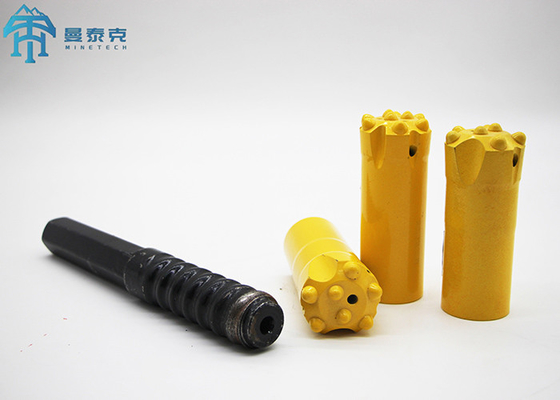 Thép hợp kim cường độ cao R28 Mũi khoan đá 35mm Màu tùy chỉnh