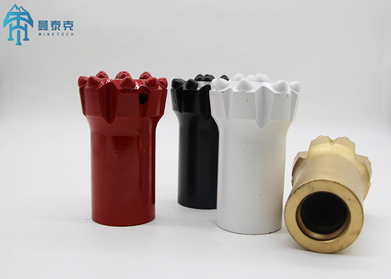Carbide Khai thác đá Bit khoan T45 64mm Nút ren