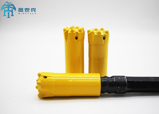 43-127mm Chiều kính H Thread Rock Drill Bits Giải pháp đào đá lâu dài