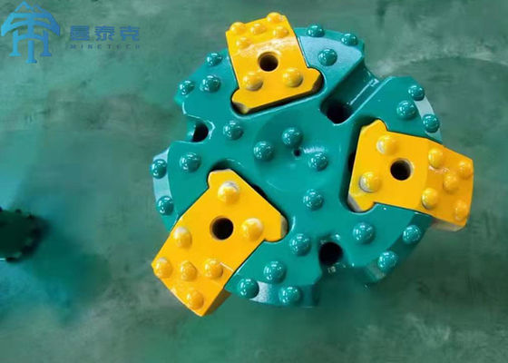Ql80 Shank Dth Drill Bit Thiết kế phía trước phẳng với ống khí cho khoan đá
