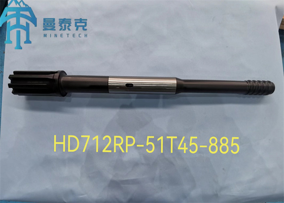 Công cụ khai thác mỏ rèn 8 dây chuyền CNC adapter thân cho HD822 đá khoan